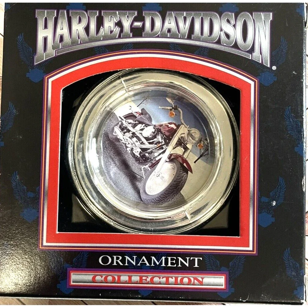 Vintage 1999 Harley Davidson Gas Cap Christmas Ornament by‎ Cavanagh New in Box